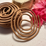 Sandalwood incense coil